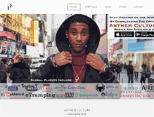 Tablet Screenshot of anthemculture.com
